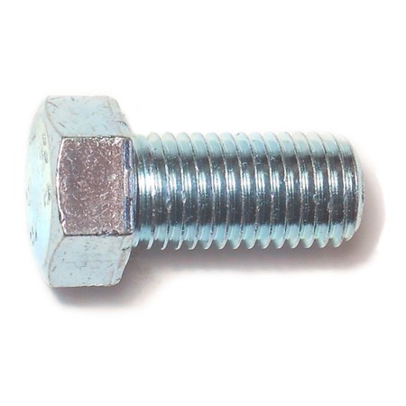 Midwest Fastener Class 8.8, M10-1.25 Hex Head Cap Screw, Zinc Plated Steel, 20 mm L, 8 PK 31021